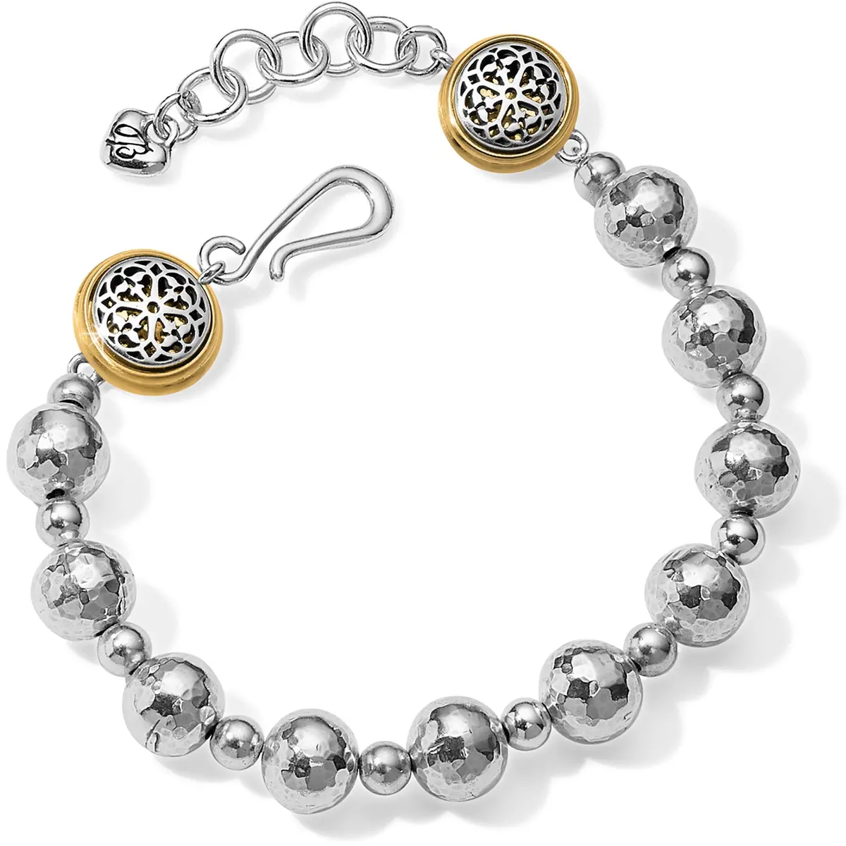 Ferrara Hammered Bead Bracelet 1