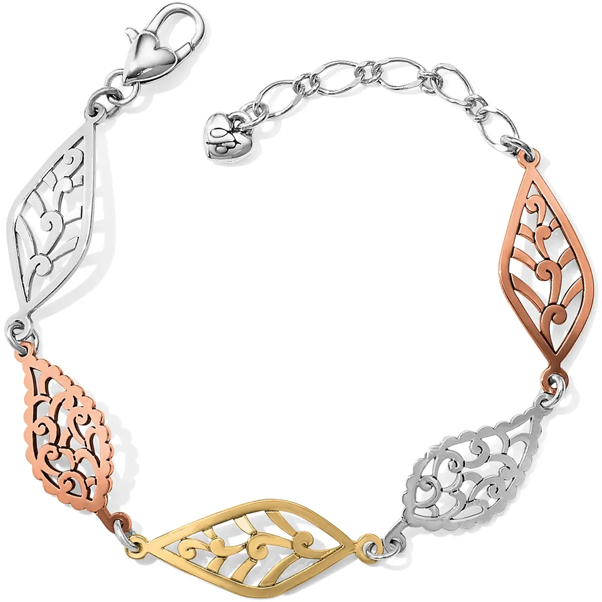 Barbados Leaves Mix Metal Bracelet 1