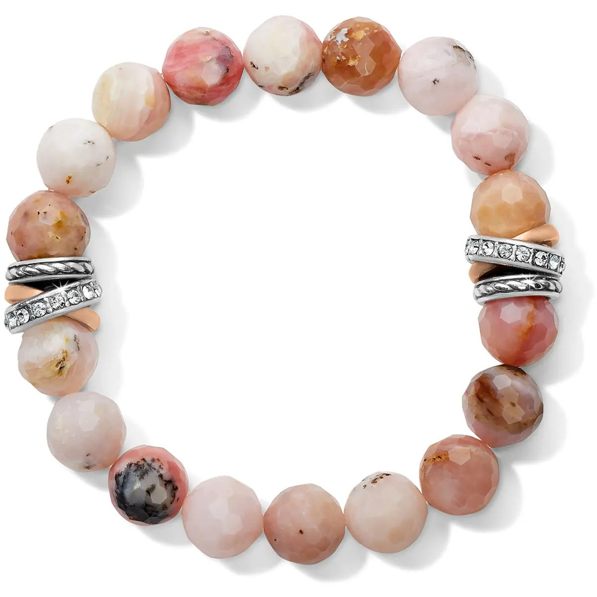 Neptune's Rings Pink Opal Stretch Bracelet 1