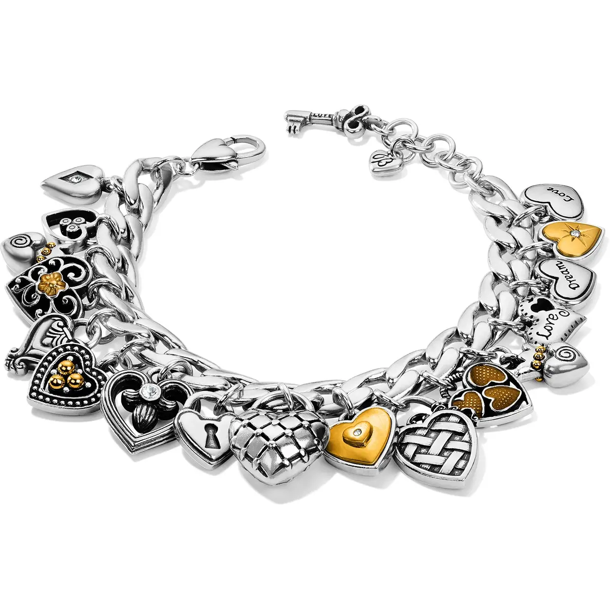 One Heart Charm Bracelet 1