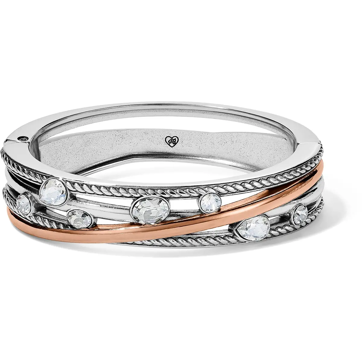 Neptune's Rings Gems Hinged Bangle 1