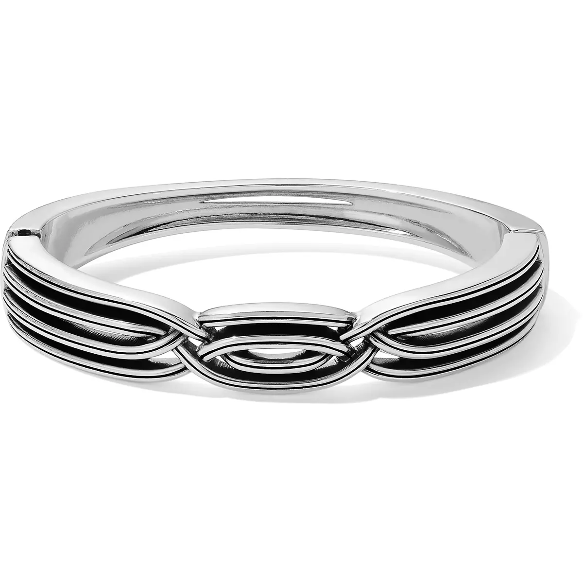 Intertwine Hinged Bangle 1