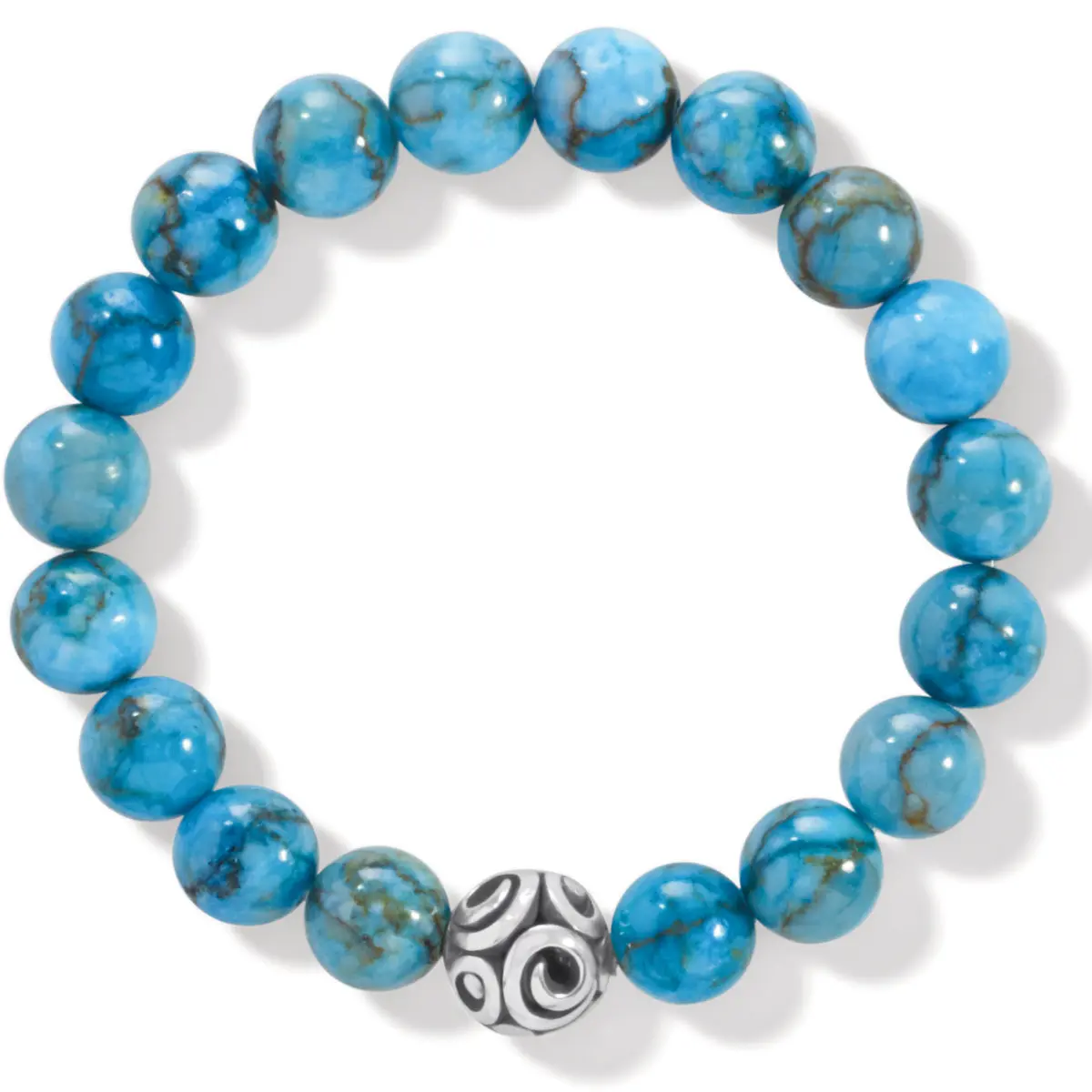 Contempo Chroma Turquoise Stretch Bracelet 1