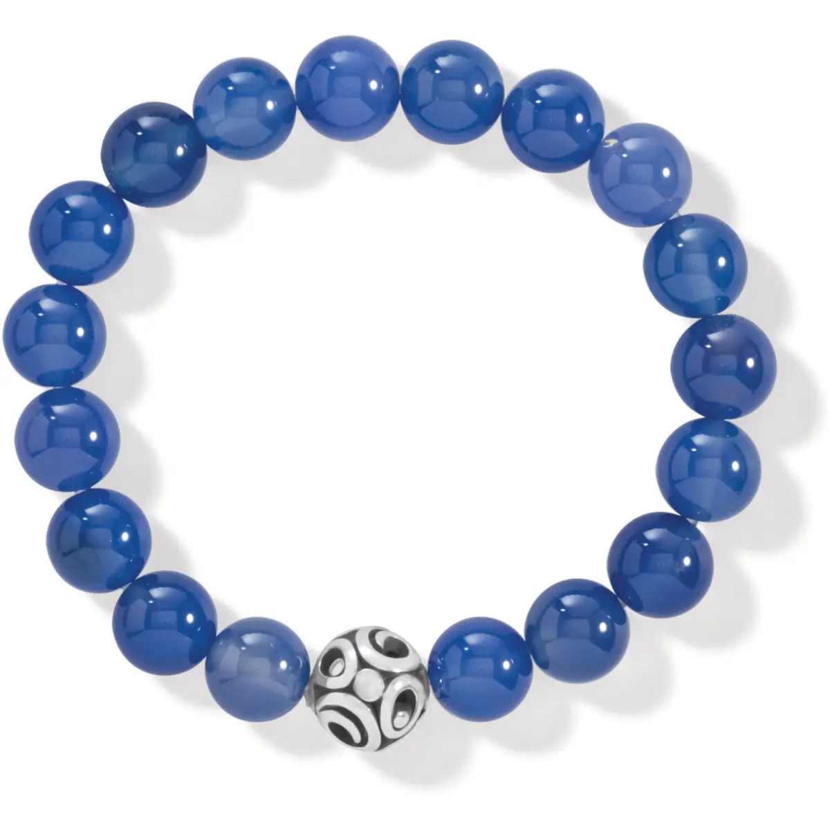 Contempo Chroma Blue Agate Stretch Bracelet 1