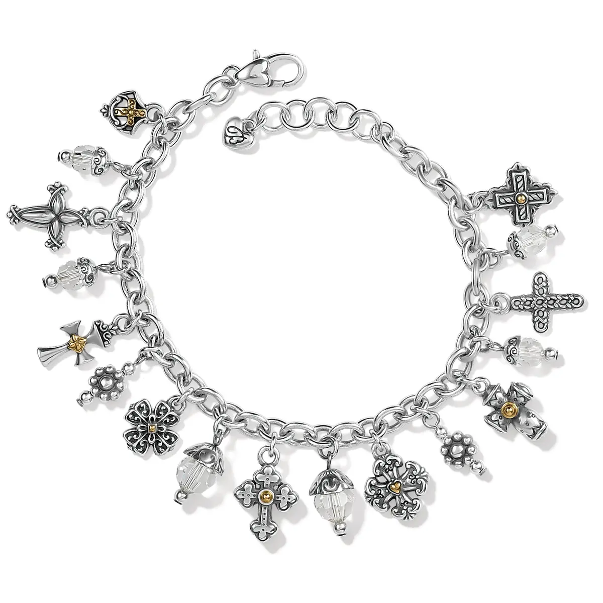 One Cross Charm Bracelet 1