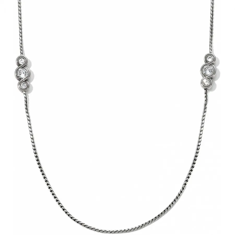Infinity Sparkle Long Necklace 1