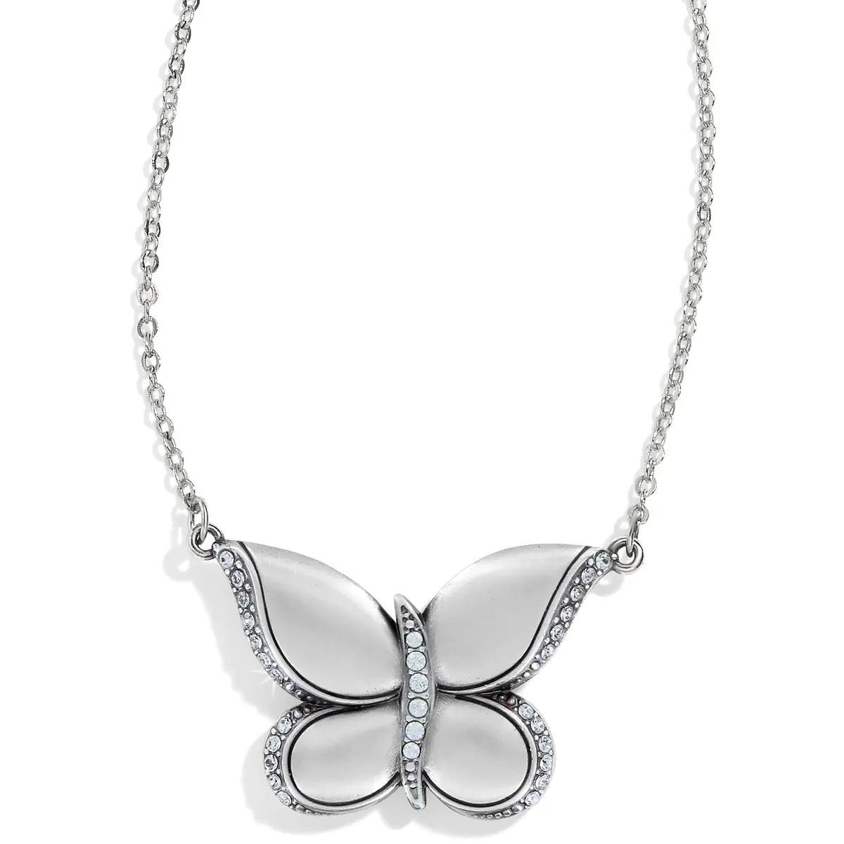Trust Your Journey Reversible Butterfly Necklace 2