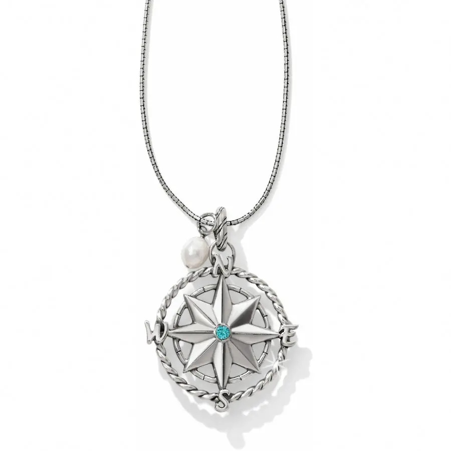 Indigo Beach Convertible Compass Necklace 1