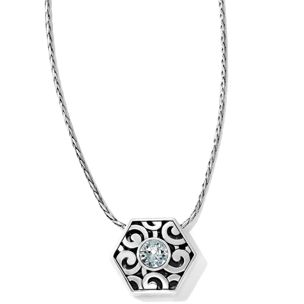Deco Solitaire Pendant 1