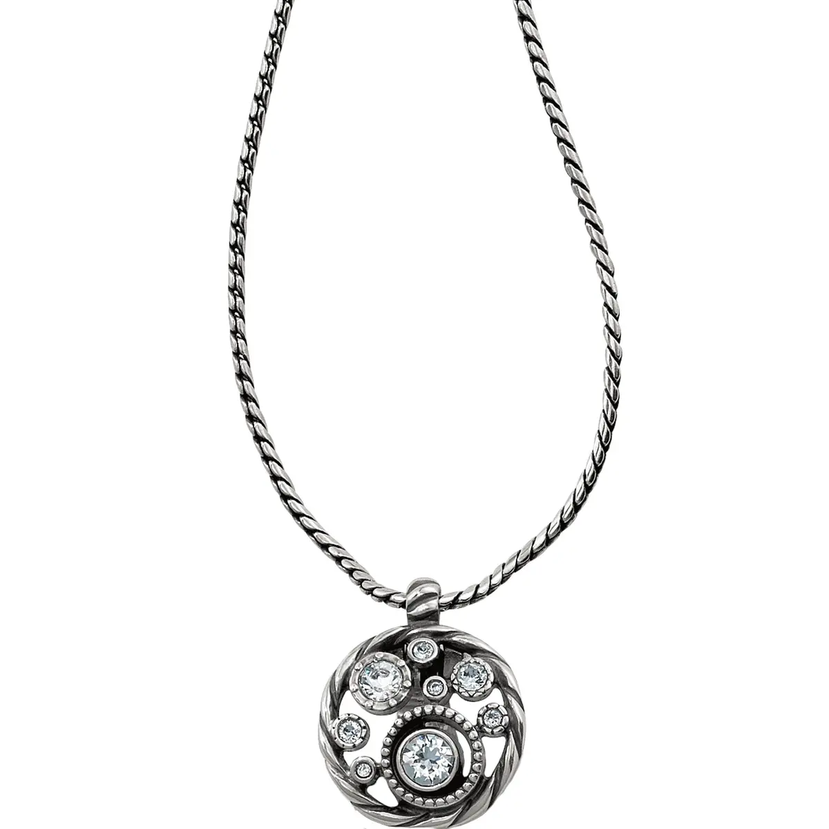 Halo Badge Clip Necklace 1