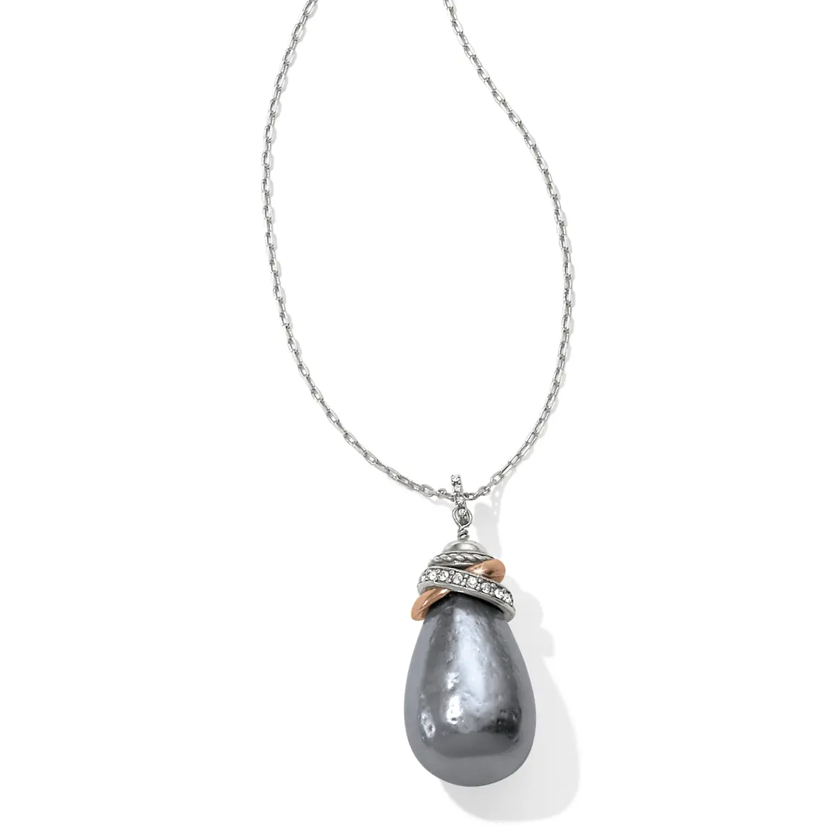 Neptune's Rings Gray Pearl Necklace 1