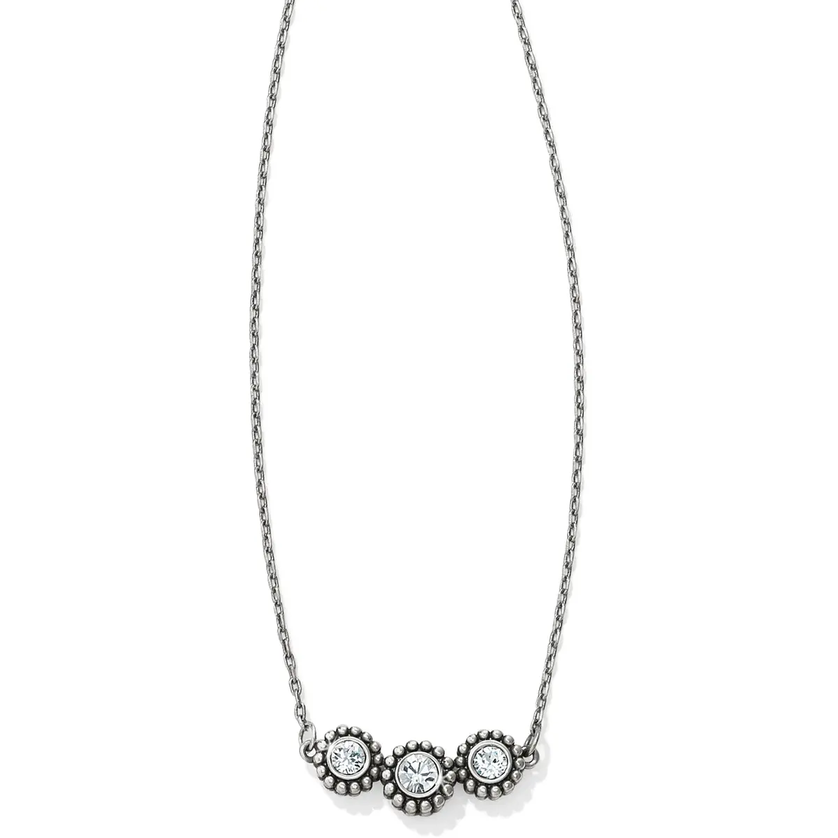 Twinkle Triple Stone Necklace 1