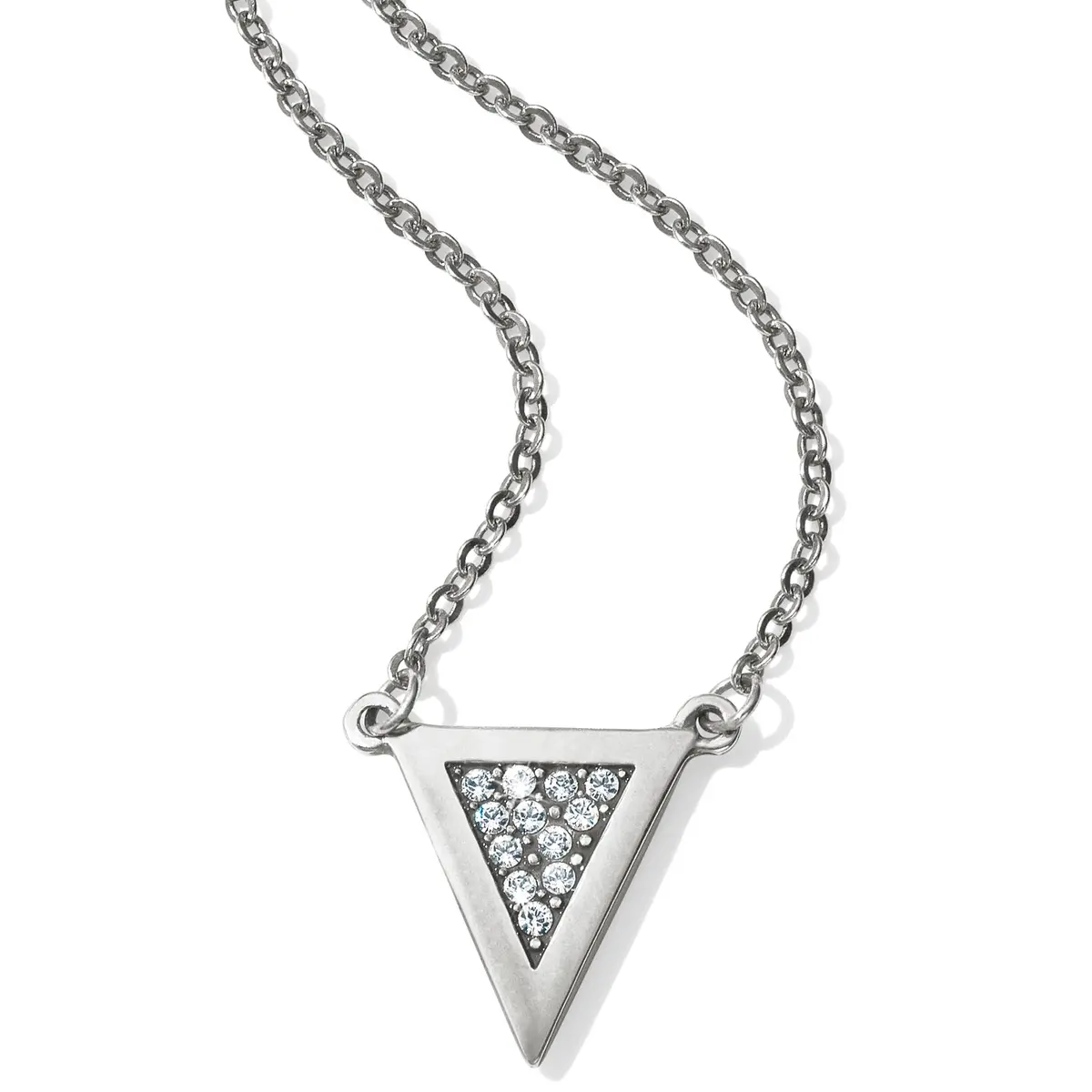 Contempo Ice Reversible Petite Triangle Necklace 1
