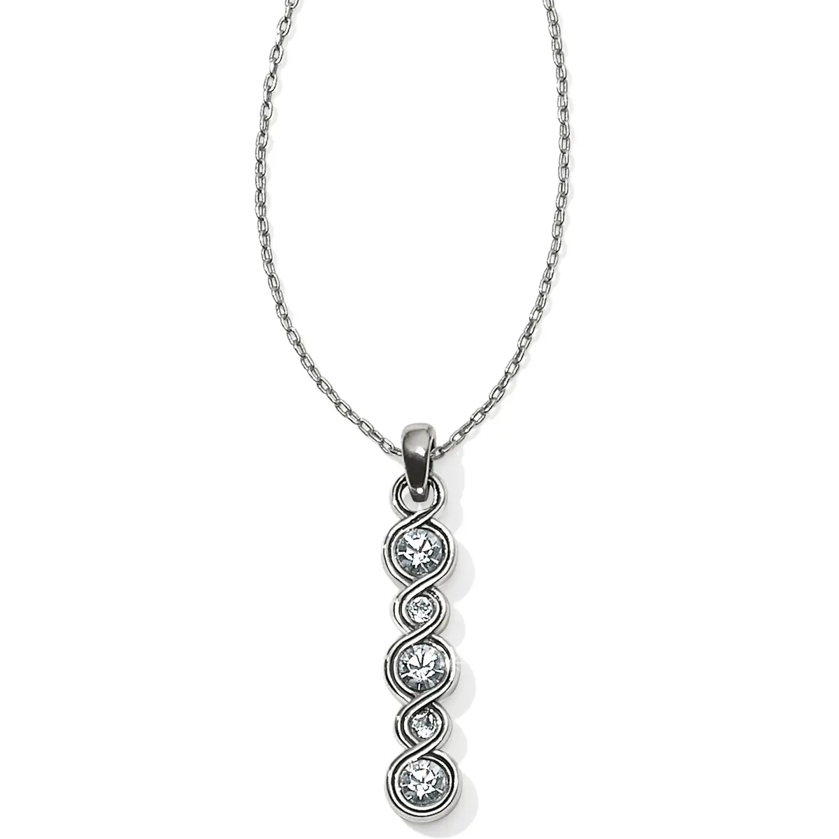 Infinity Sparkle Bar Necklace 1