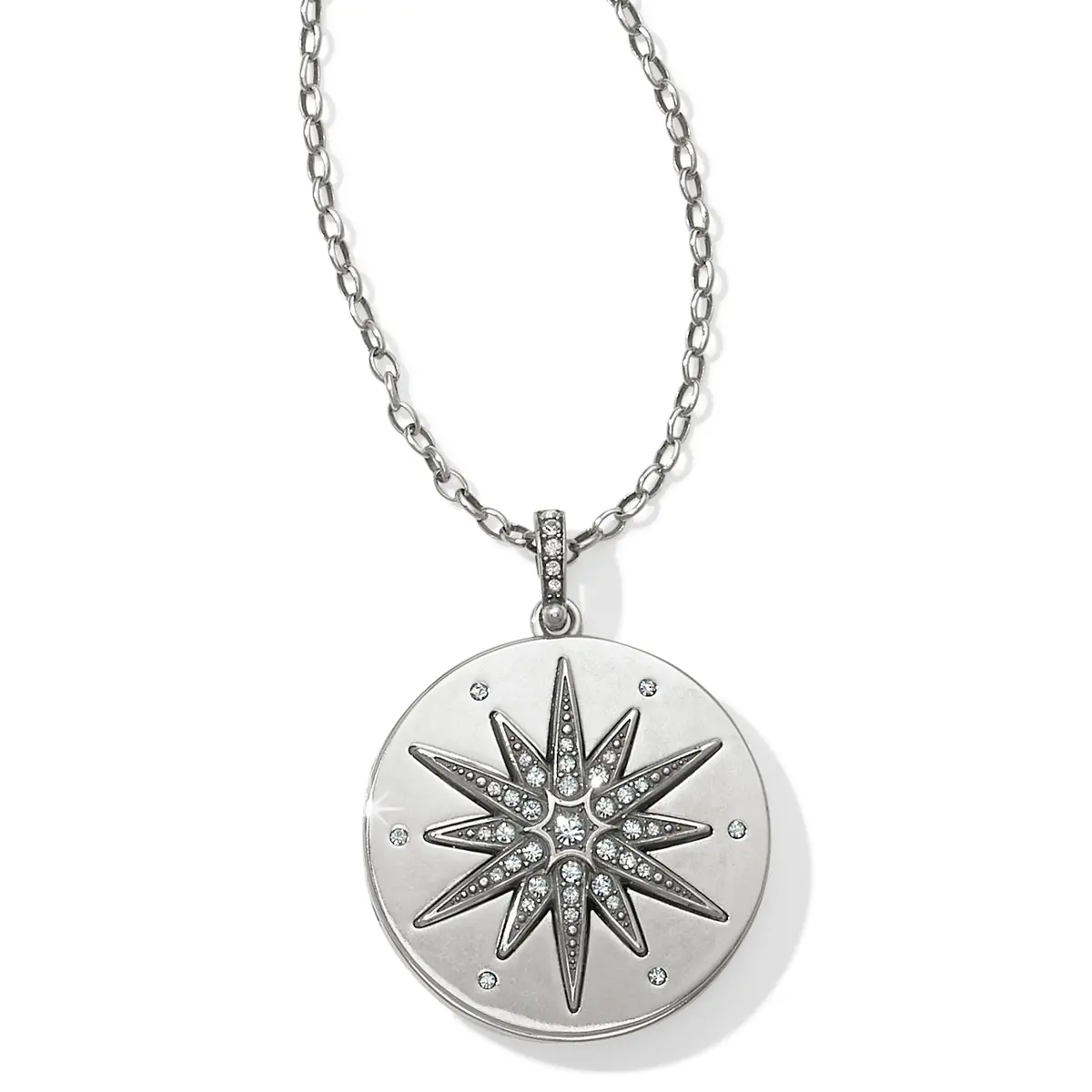 Contempo Ice Starburst Convertible Locket Necklace 1