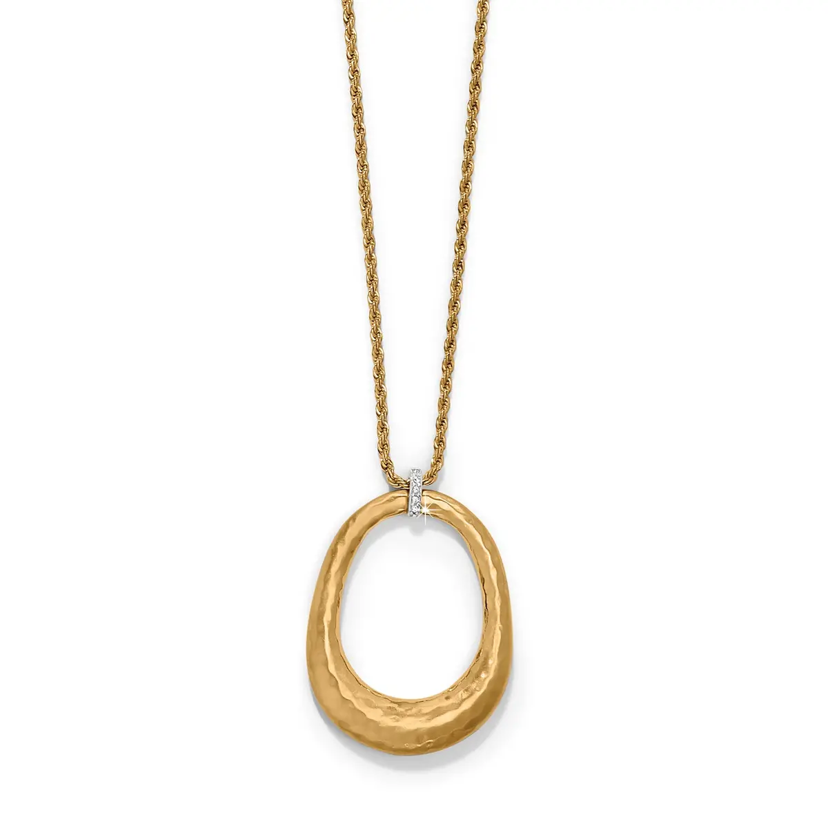 Meridian Geo Open Ring Pendant Necklace 1