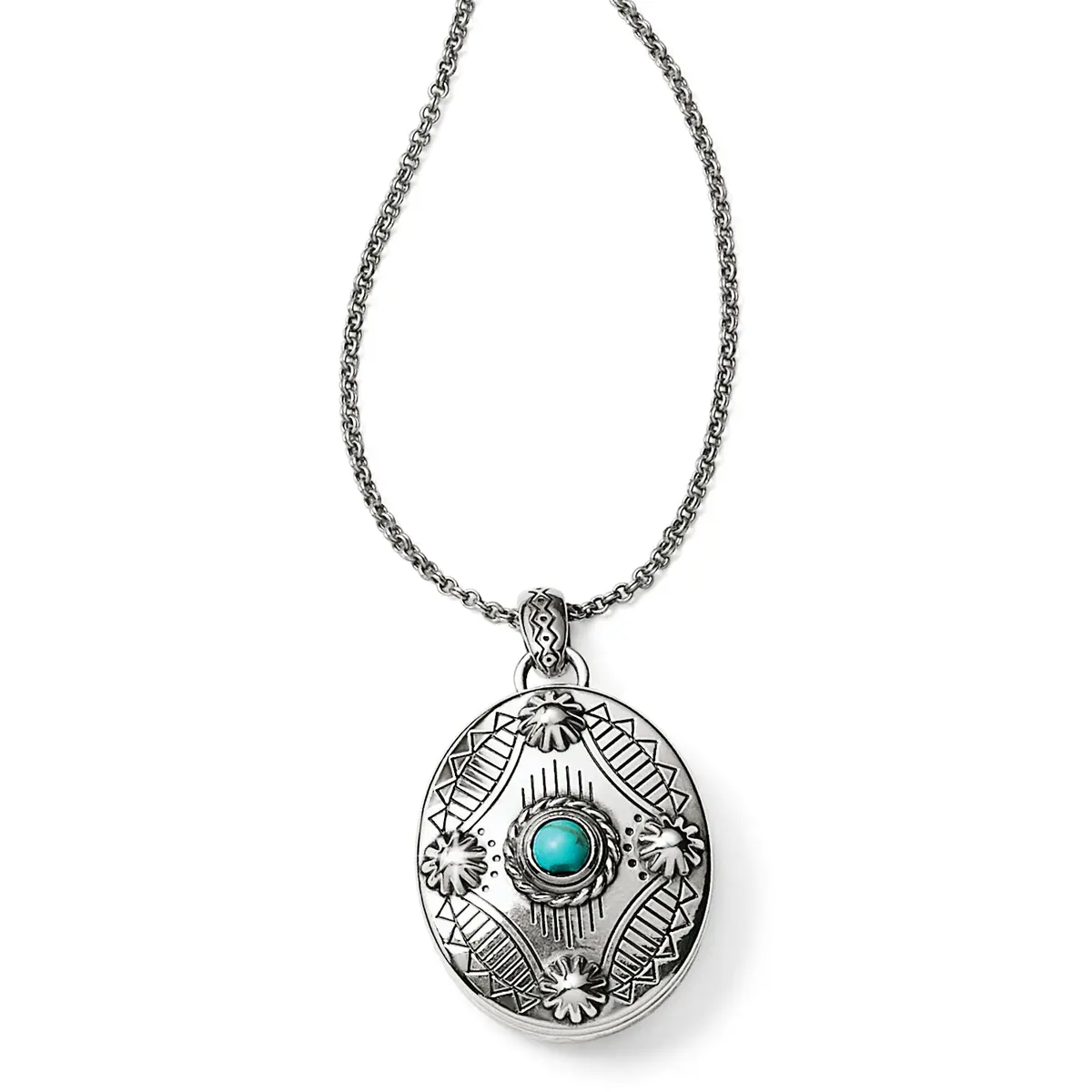 Southwest Dream Oval Locket Necklace 1