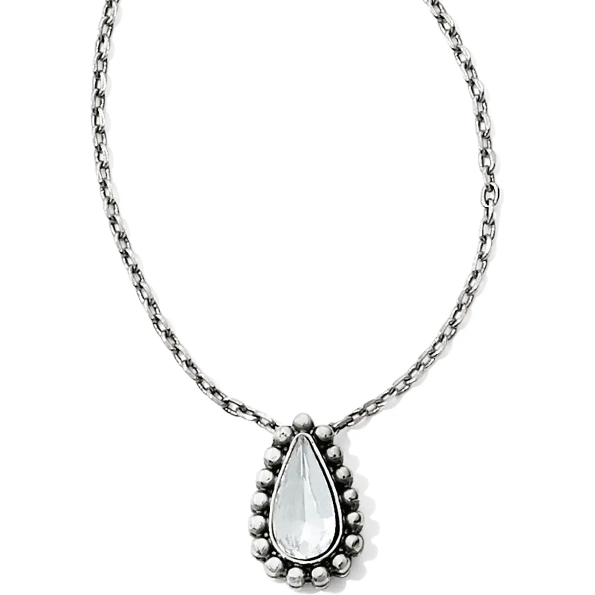 Twinkle Teardrop Reversible Necklace 1