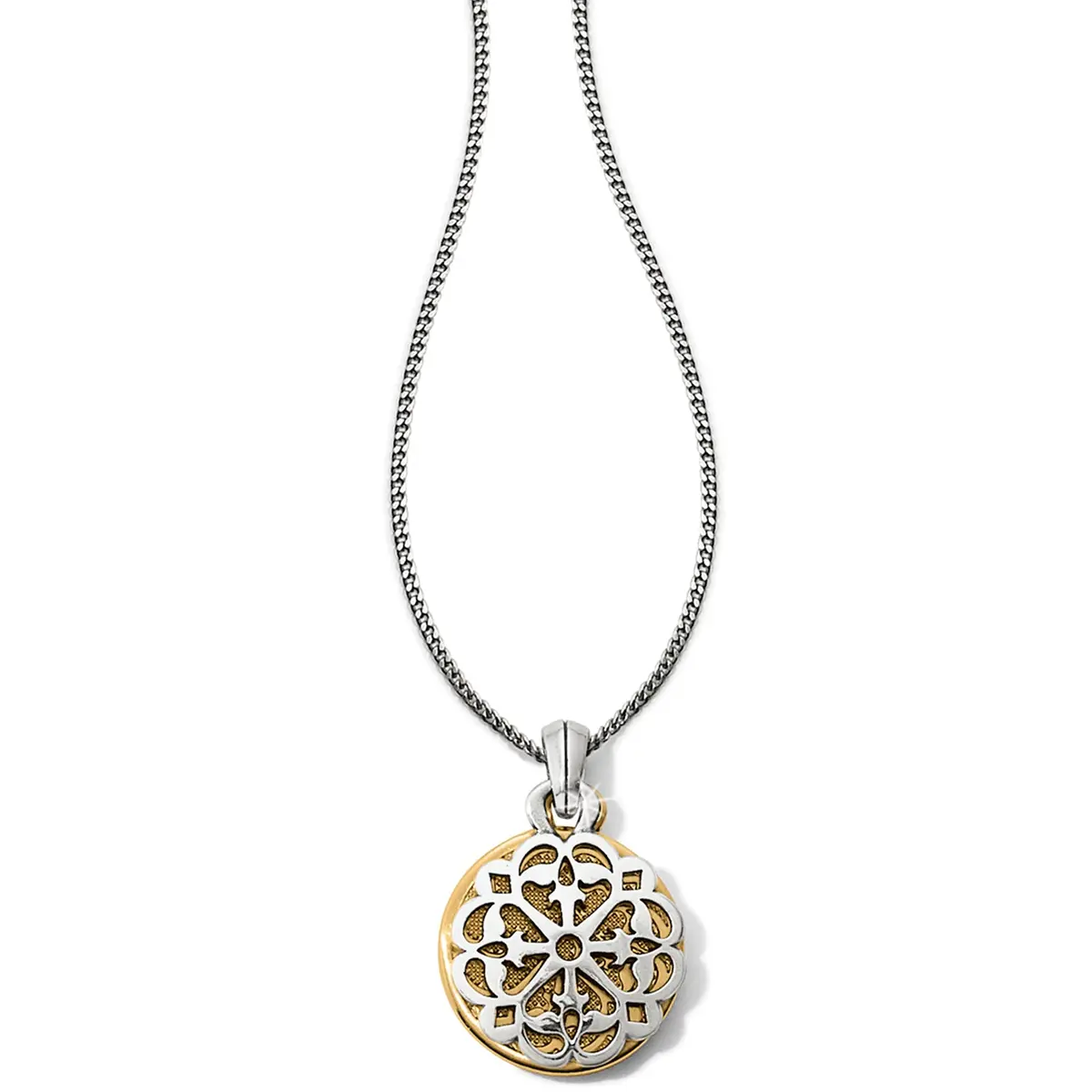 Ferrara Two Tone Reversible Long Necklace 1