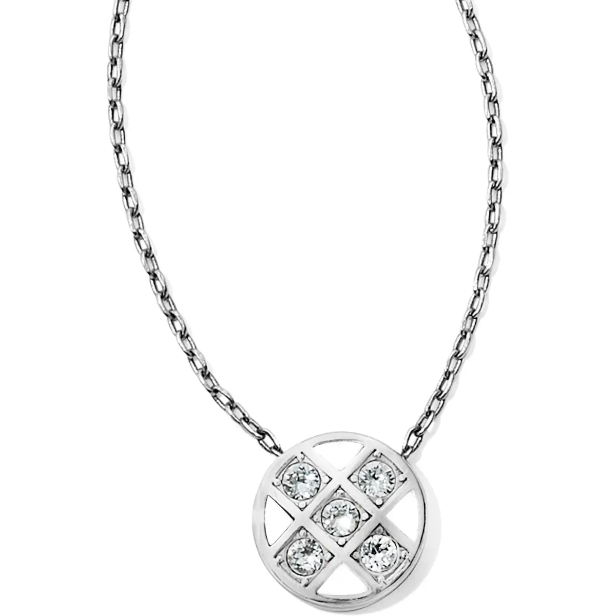 Bonjour Round Pendant Necklace 1