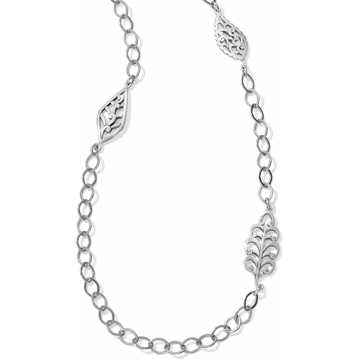 Barbados Leaves Bold Long Necklace 1