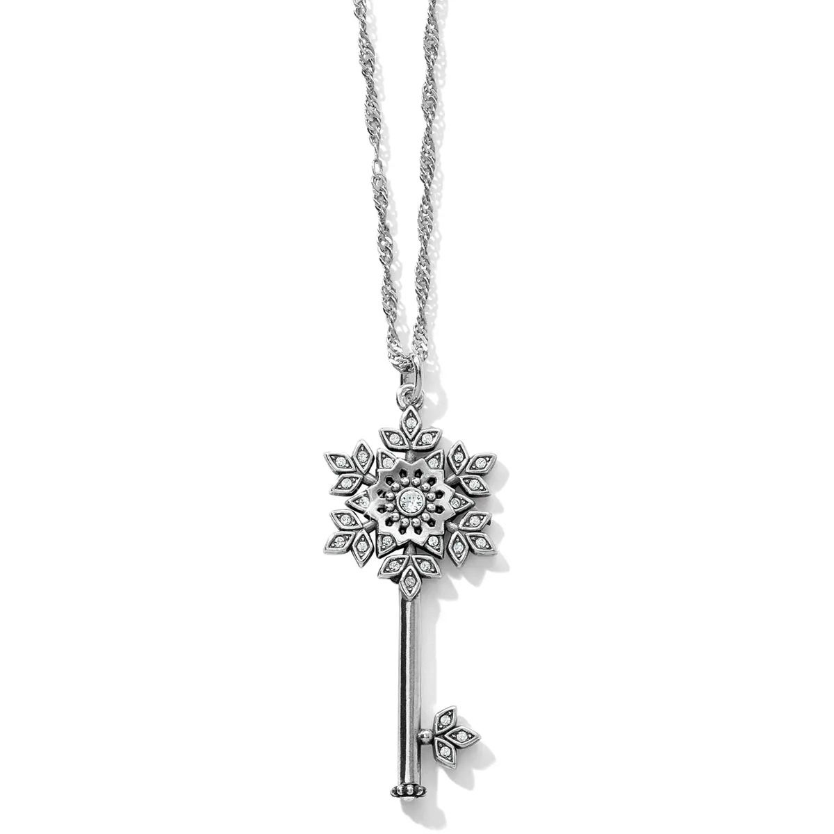 Glint Snowflake Key Necklace 1