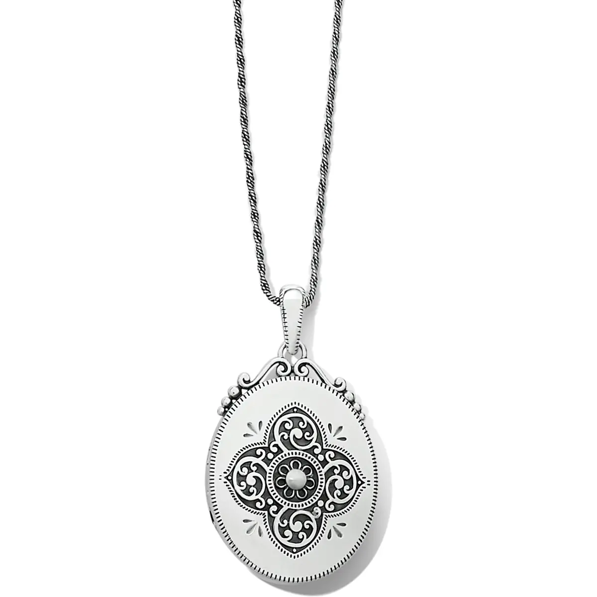 Etoile Oval Locket Necklace 1