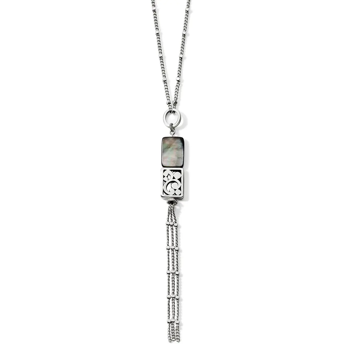 Contempo Shell Tassel Necklace 1