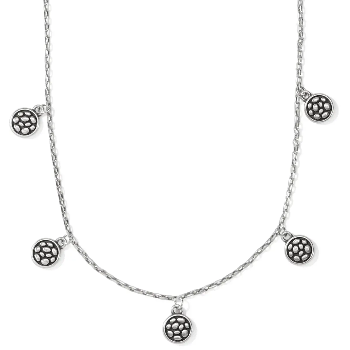 Pebble Round Droplet Necklace 1