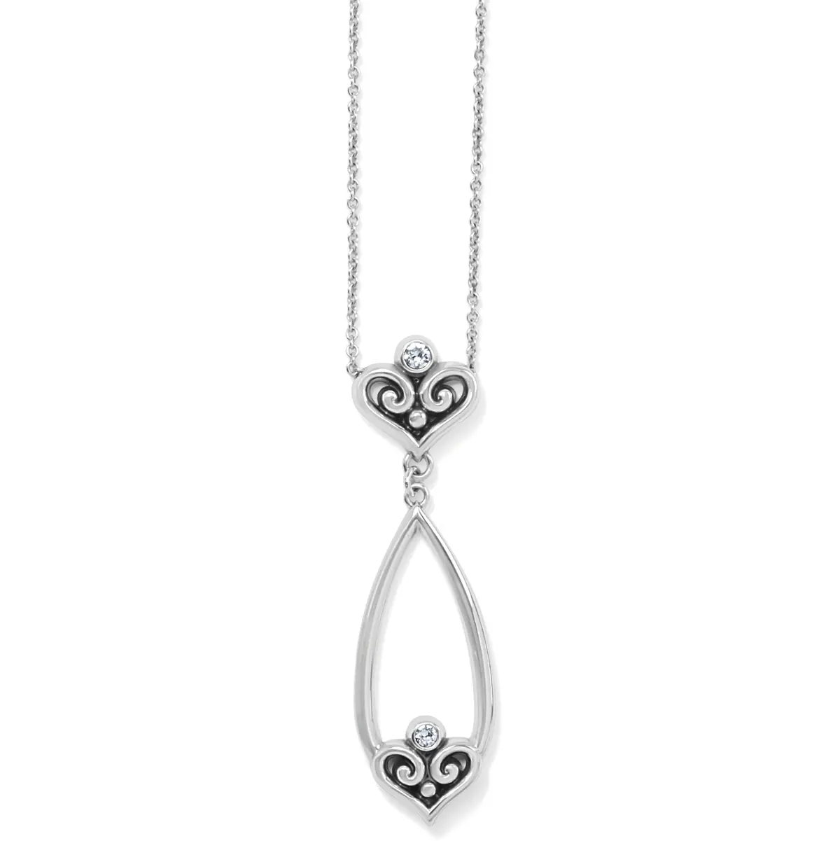Alcazar Heart Teardrop Necklace 1