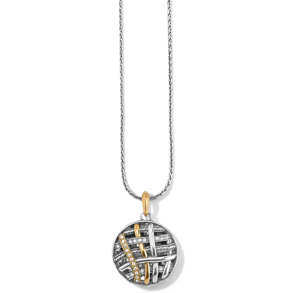 Neptune's Rings Woven Round Necklace 1