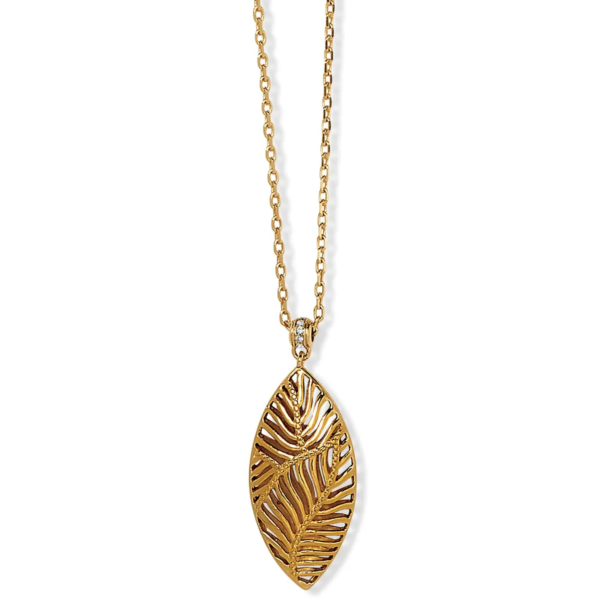 Palmetto Leaf Necklace 1