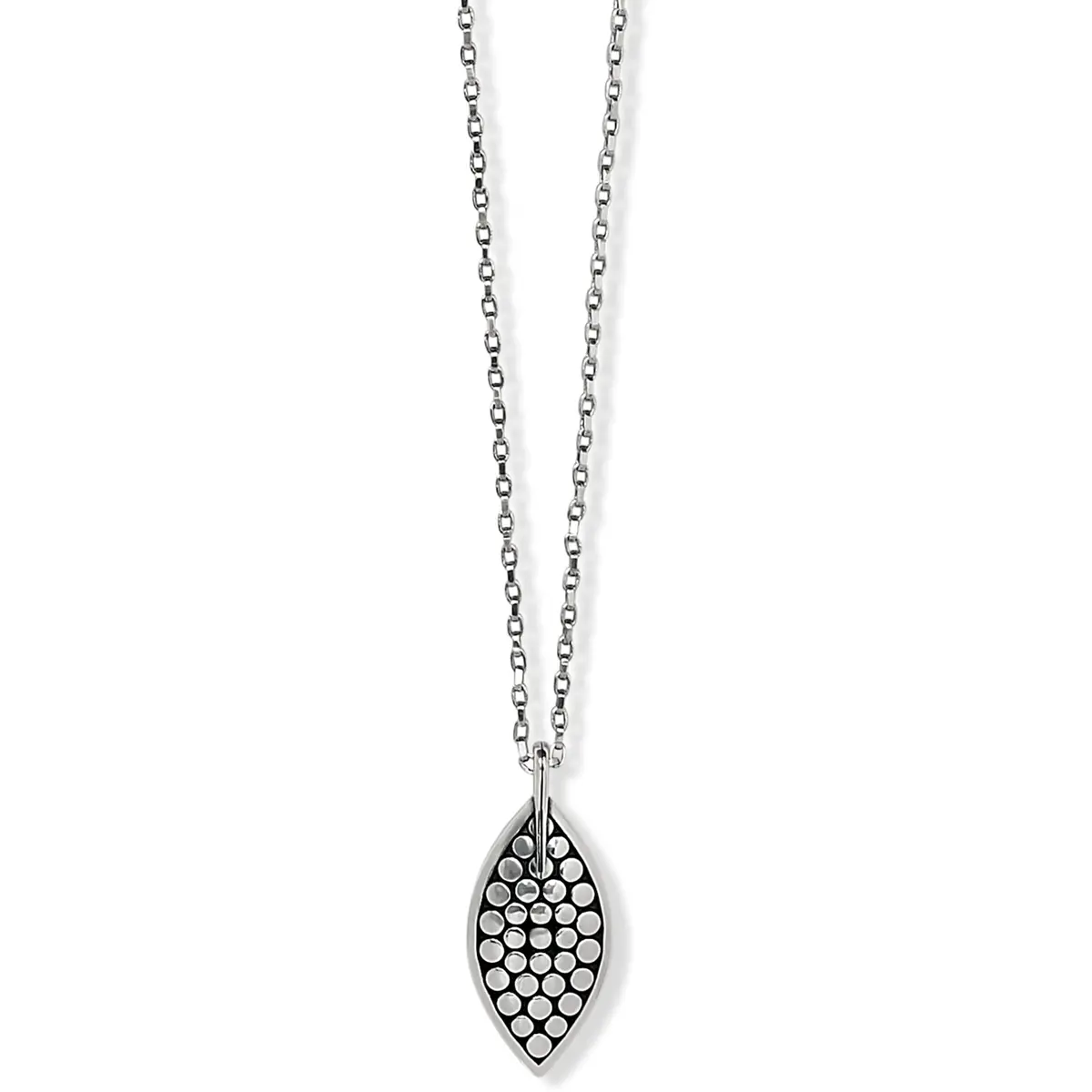 Pebble Leaf Short Necklace 1