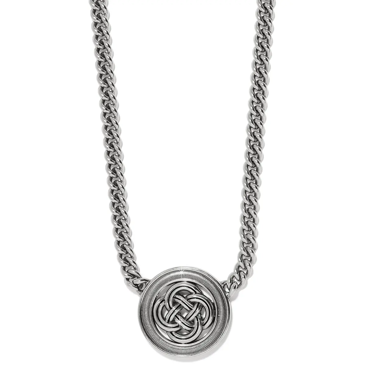 Interlok Bold Medallion Necklace 1
