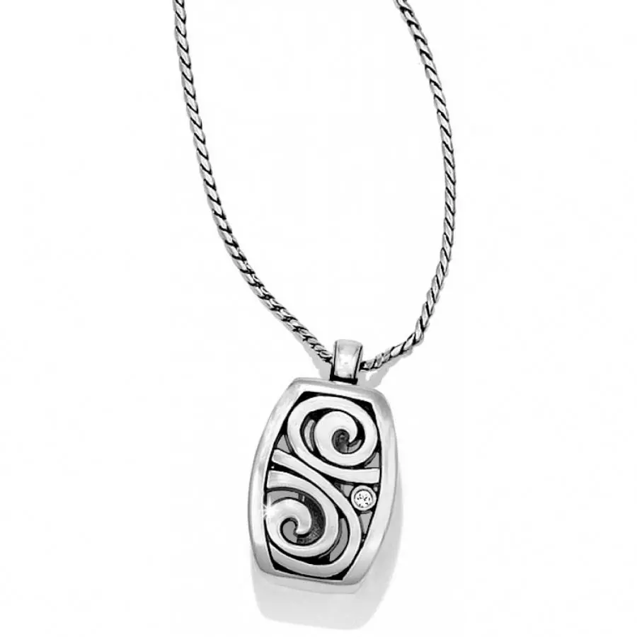 London Groove Badge Clip Necklace 1