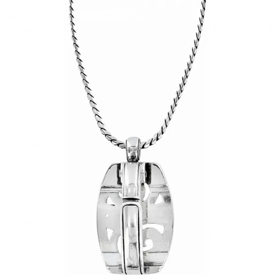 London Groove Badge Clip Necklace 2