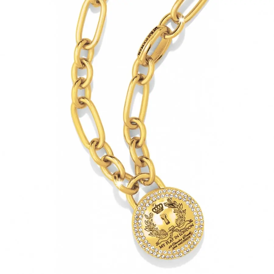 Love Locks Link Necklace 1