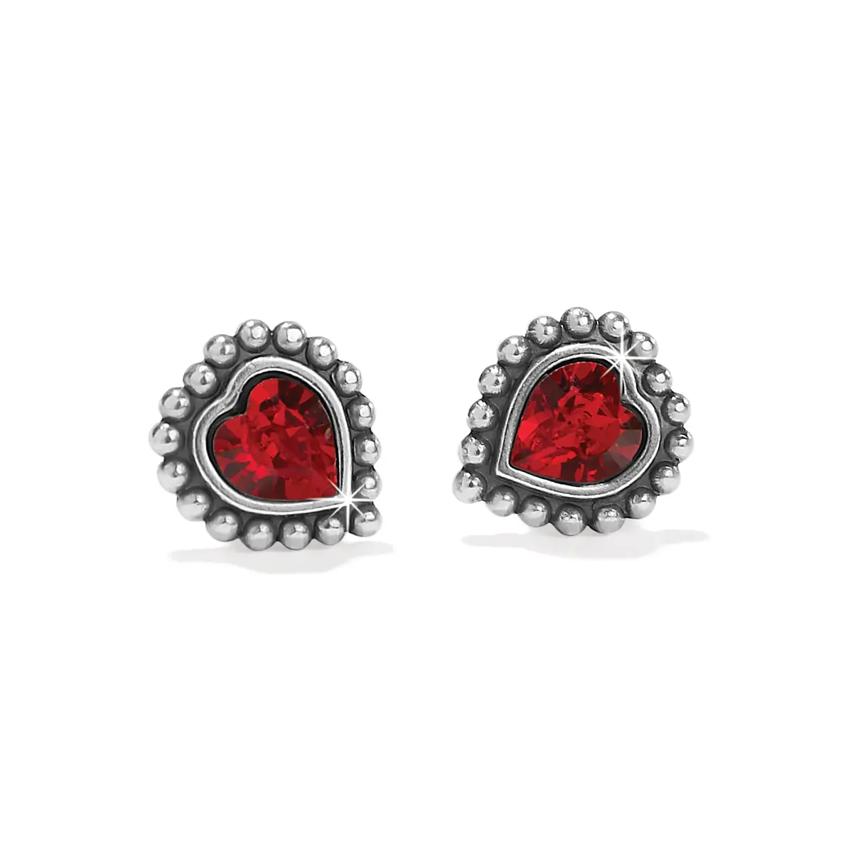 Shimmer Heart Mini Post Earrings 1