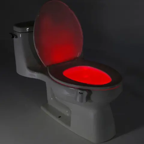 8-Color Led Sensored Toilet Potlight 3