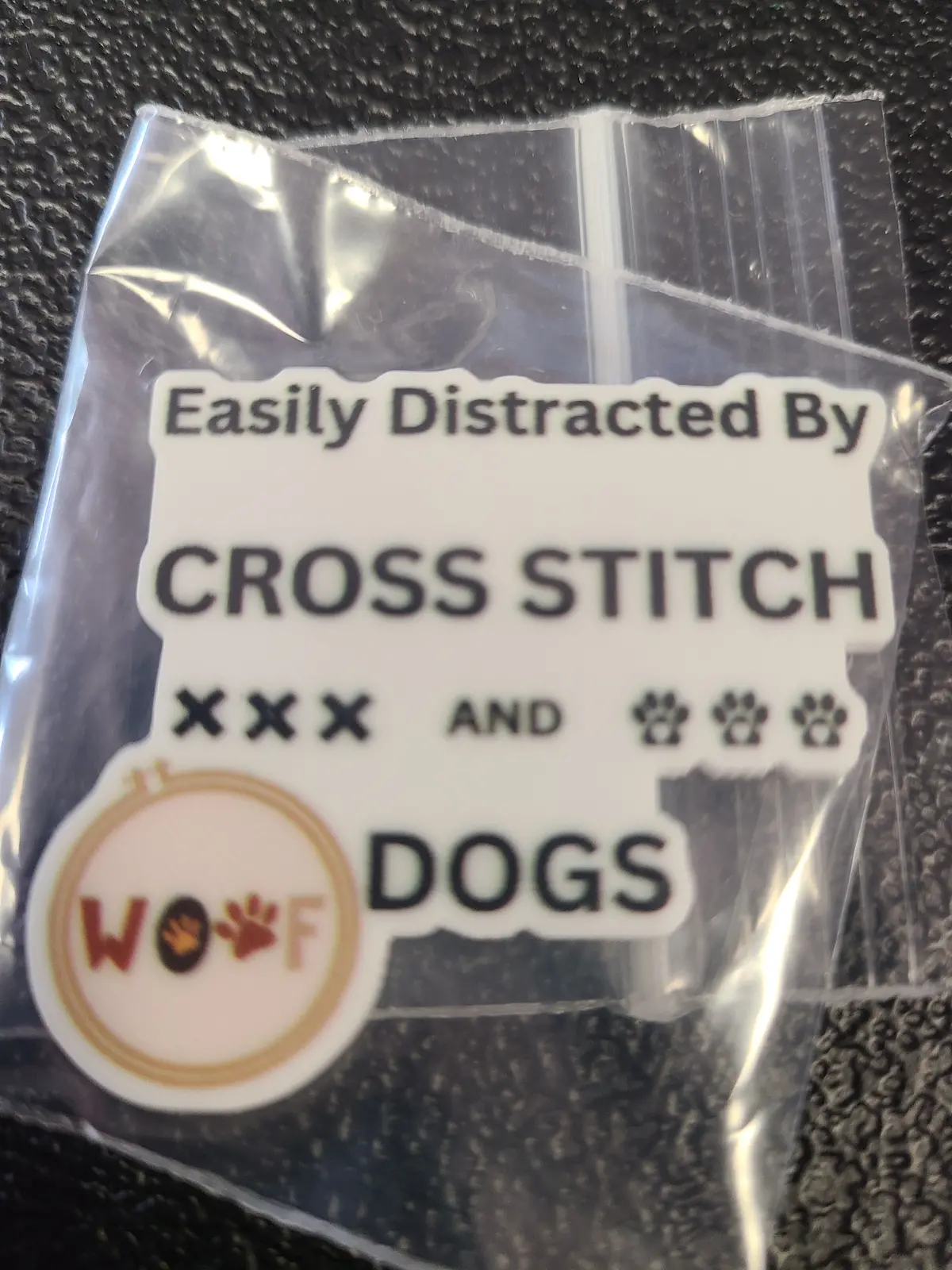 Cross Stitch And Dogs Needle Minder 1