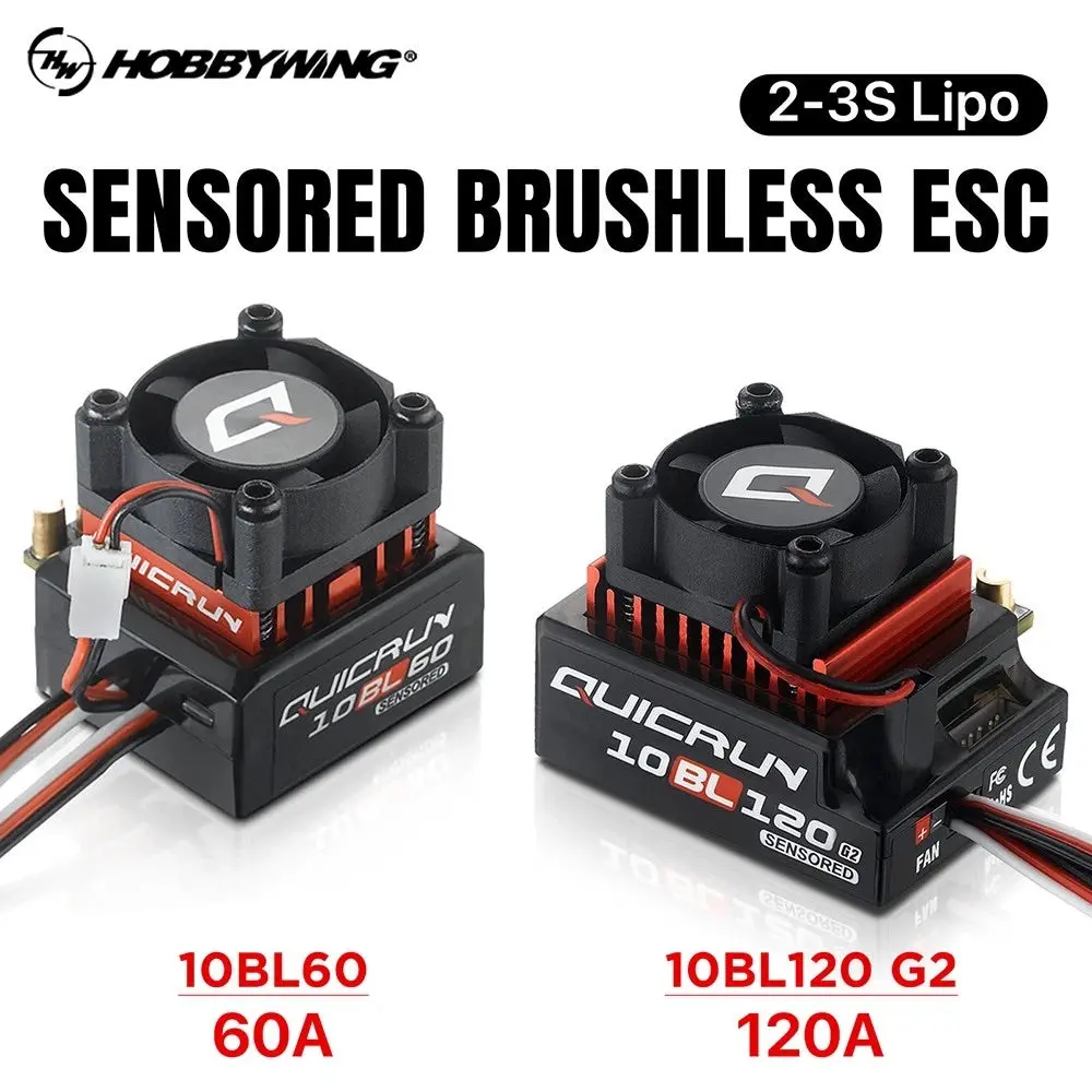 Hobbywing Quicrun 120A/60A Brushless Sensored Esc (10Bl120 G2/ 10Bl60) 1