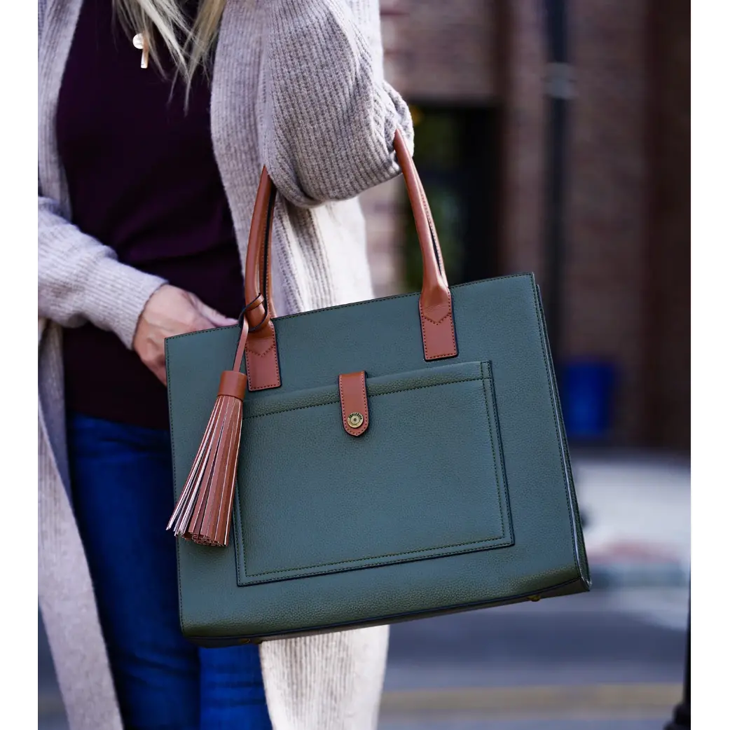 Remington Newport Leather Tote 1