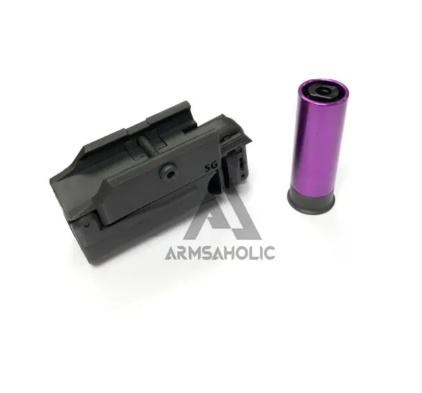 Show Guns Sg Tactical 20Mm Grenade Launcher (Black) With 1Pc 20Mm Gas Shotgun Shell 1