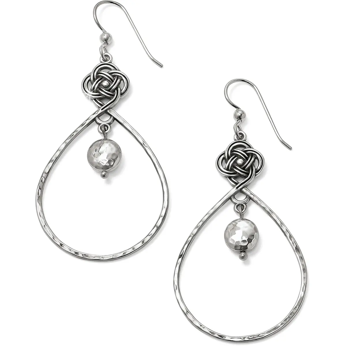 Interlok Knot Loop French Wire Earrings 1