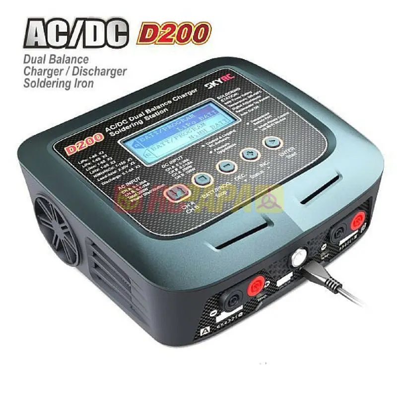 Skyrc D200 Dual Balance Charger With Soldering Set 1