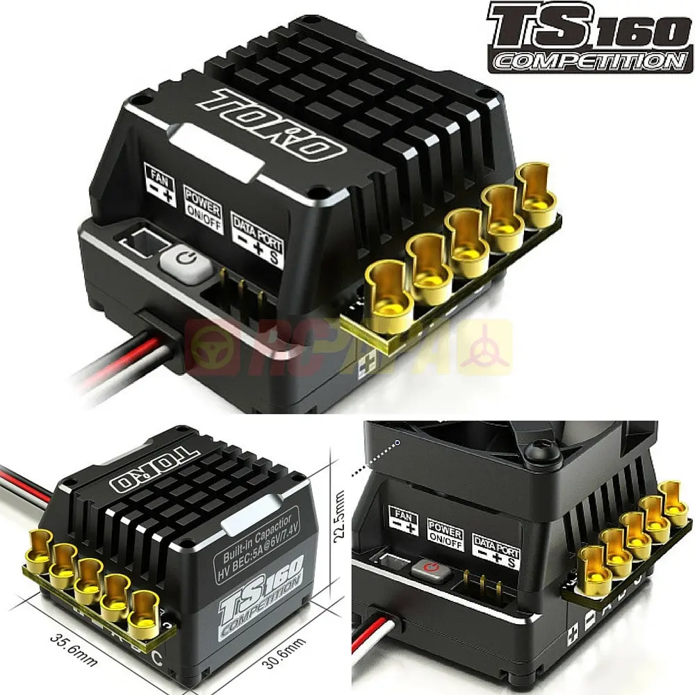Skyrc Toro Ts160 160A Brushless Esc For 1/10 Rc 1
