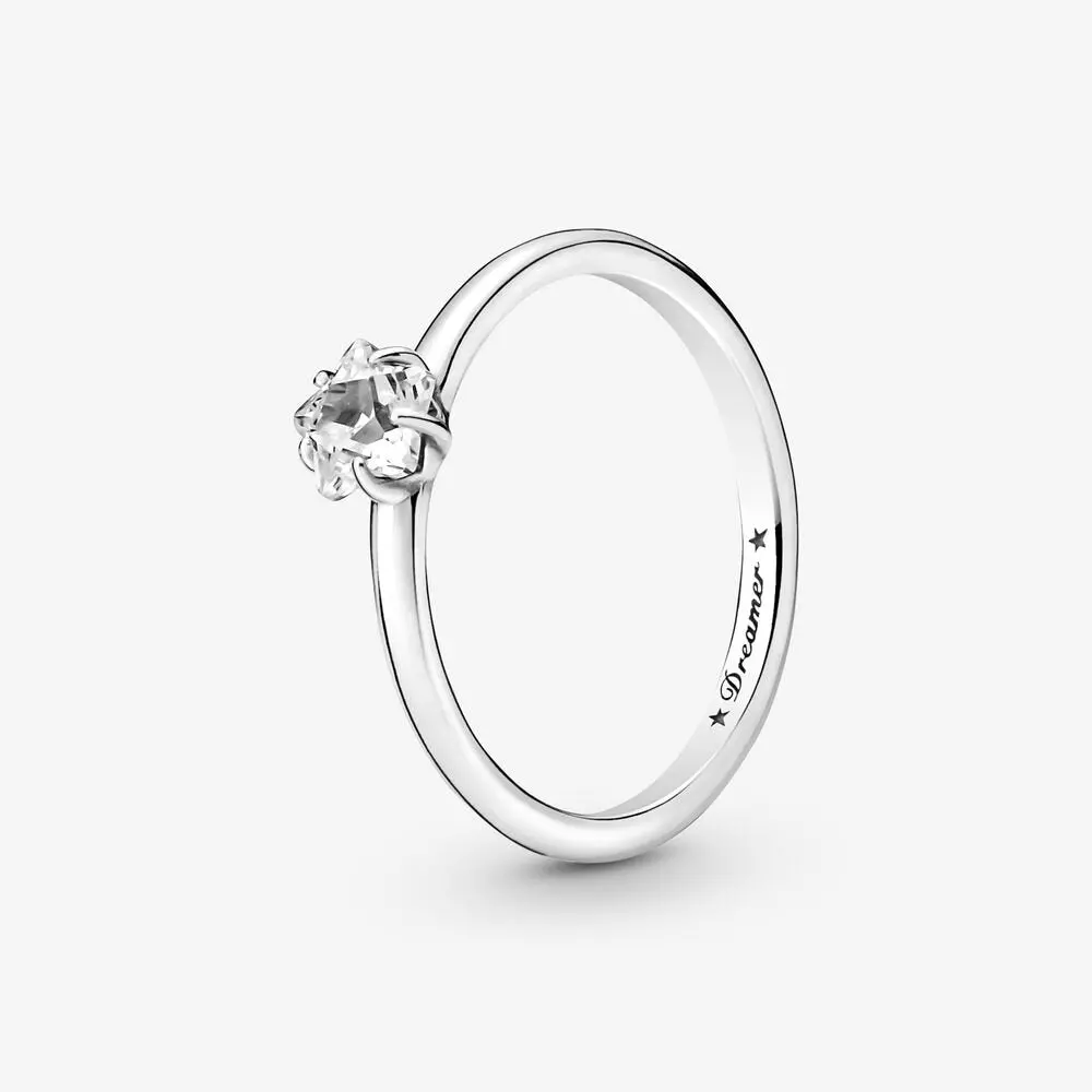 Celestial Sparkling Star Solitaire Ring 1
