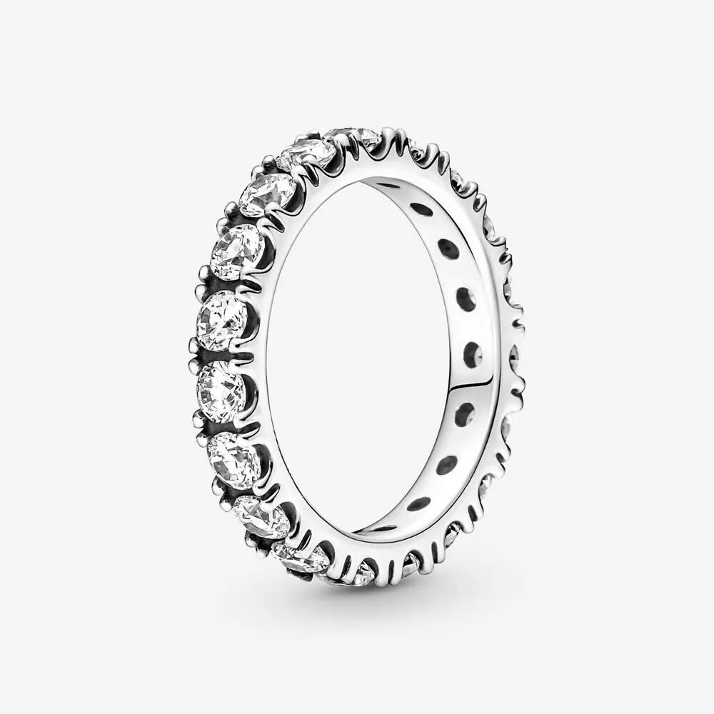 Sparkling Row Eternity Ring 1
