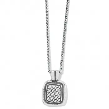 Ferrara Artisan Square Pendant Necklace 1