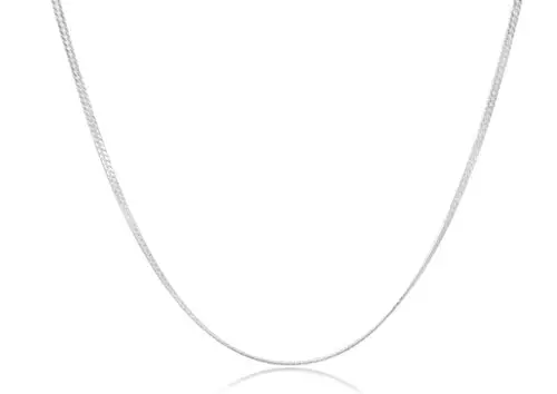 17" Choker Herringbone Chain - Sterling 1